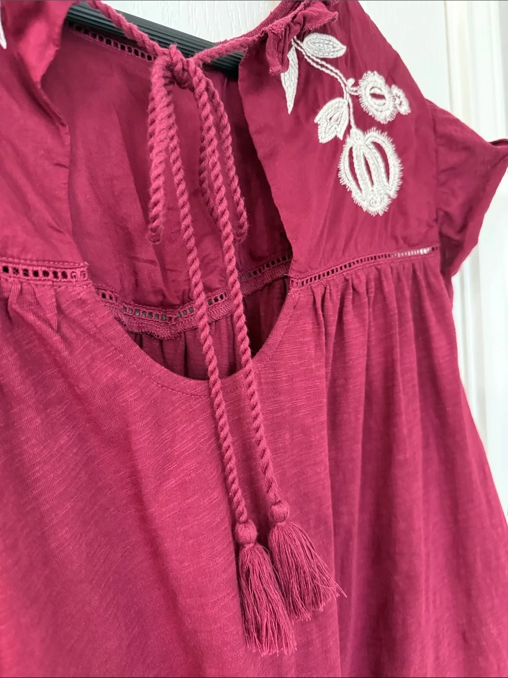Embroidered Floral Top - Picture 5 of 5
